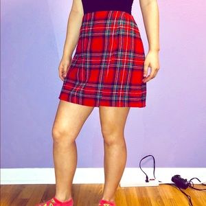 Plaid skirt